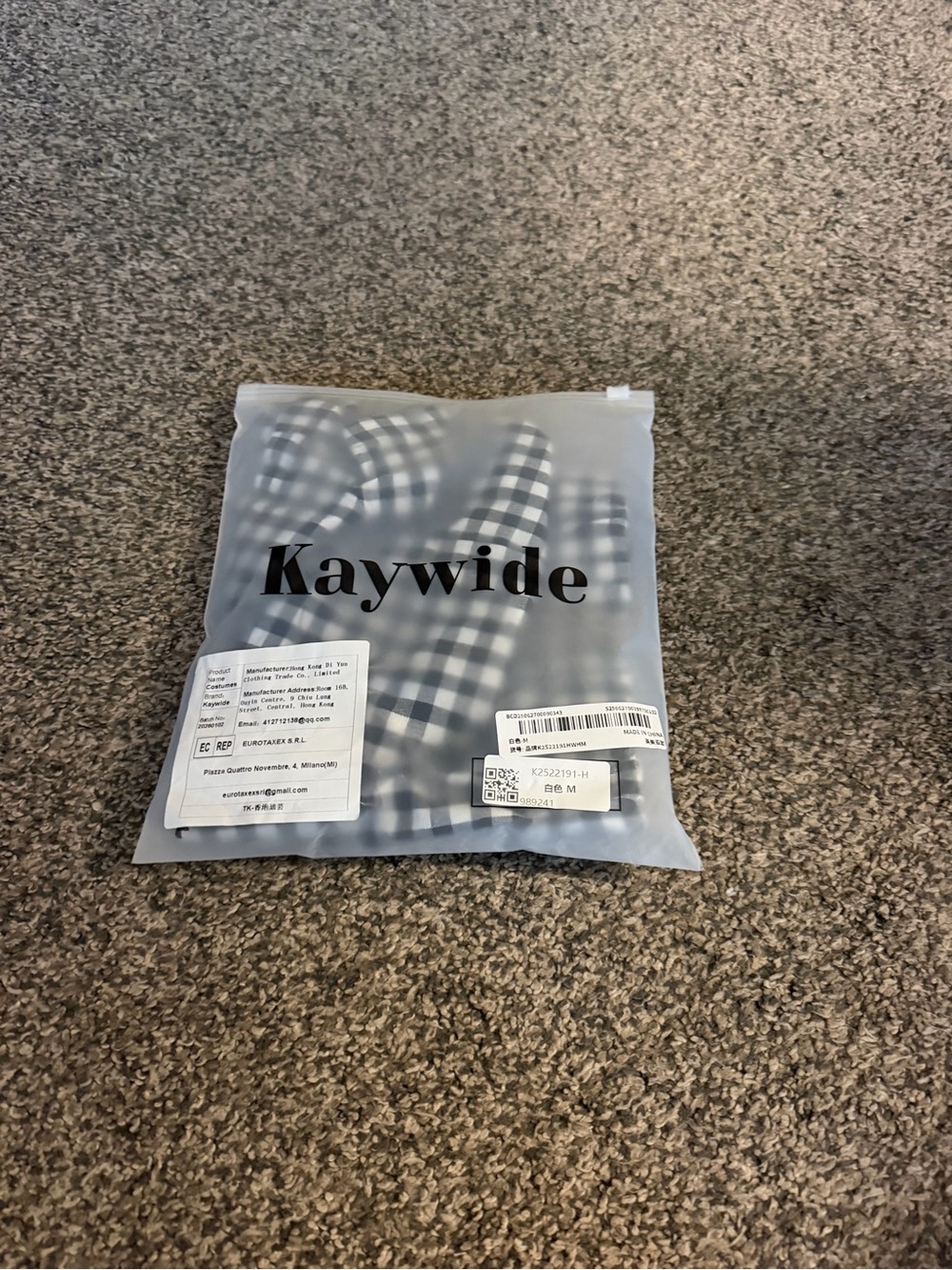 Black & White Gingham Shorts